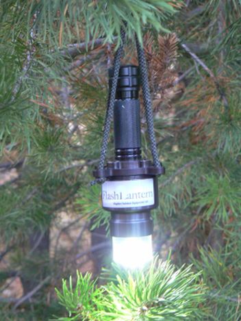 The FlashLantern makes a great Christmas tree decoration!