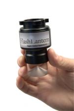 FlashLantern held by hand